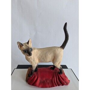 Siamese Cat Figurine Border Judy Boyt 1983 Fine Arts Scotland BFA Aristocat